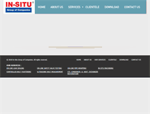 Tablet Screenshot of in-situgroup.com